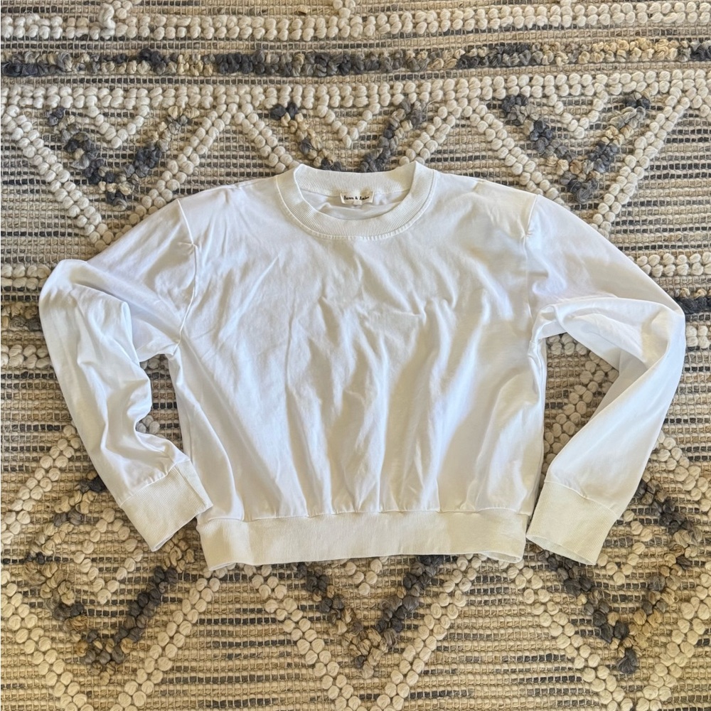 Aaron and Amber White Top